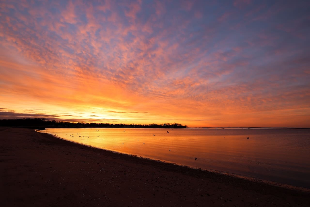 Daybreak at Cove Island Park, Stamford, Connecticut